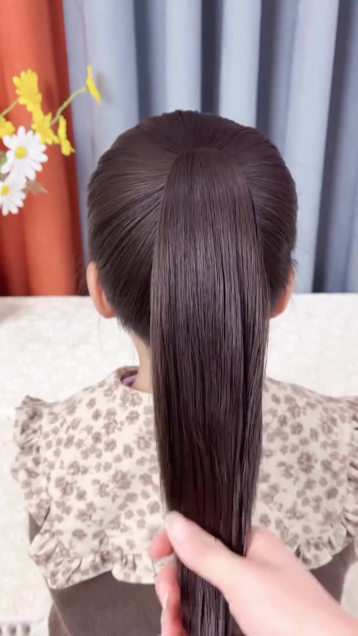 Bím Tóc Bong Bóng Sắc Màu (Bubble Braid)